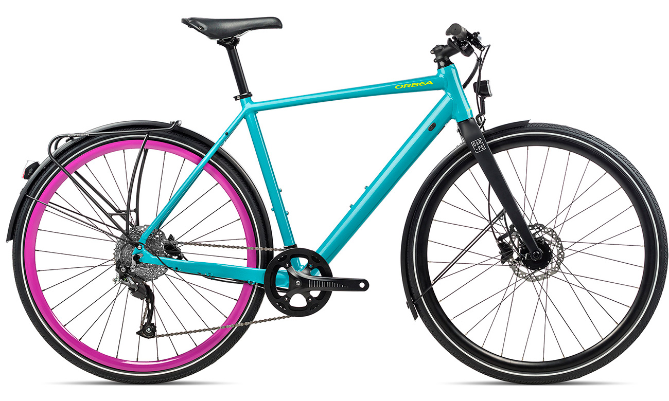 Фотографія Велосипед Orbea Carpe 15 28" (2021) 2021 Синьо-чорний